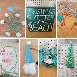 Assorted Holiday Decor - Coastal Colors